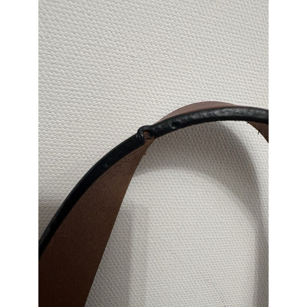 COACH Relay Tote Bag CH756 - Black Polished Pebble Leather Brown -Tanned Leather - Picture 9 of 16